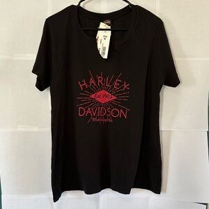 Harley-Davidson NWT Black Graphic Short Sleeve T-Shirt
